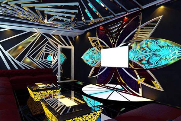 Báo giá thiết kế phòng karaoke KTV81,phòng LED karaoke đẹp mắt