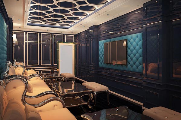 Thiết kế phòng karaoke Tân cổ điển Luxury,giá thiết kế karaoke