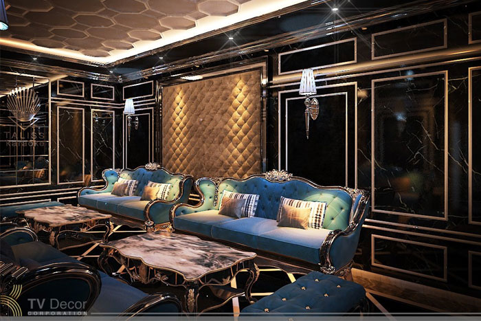 Đơn giá thiết kế thi công karaoke KTV190 - Luxury sang trọng