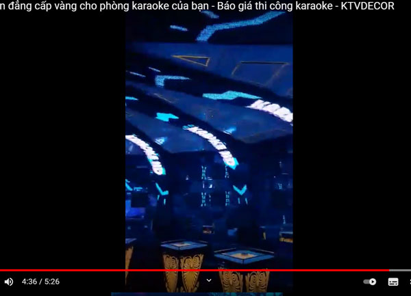 Công trình karaoke đẹp KTV330