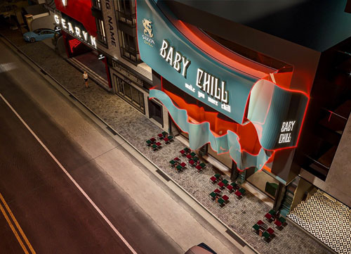 Báo giá thi công nhà hàng Lounge Baby Chill đậm phong cách Food Garden