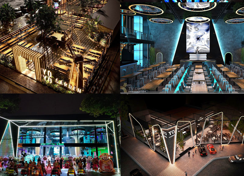 Thiết kế thi công mô hình kinh doanh nhà hàng Beer Garden