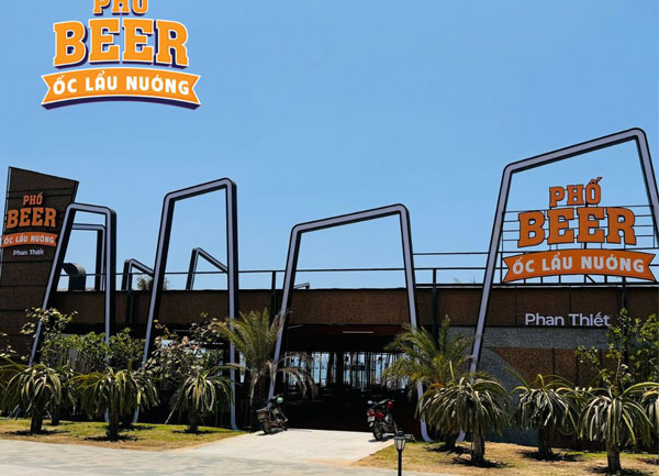 Thiết kế thi công nhà hàng quán nhậu mô hình Beer Food Garden