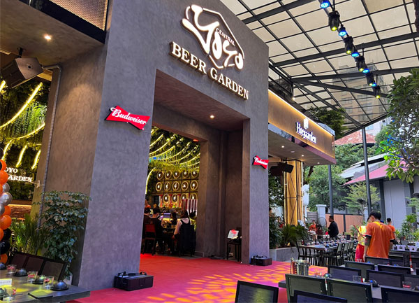 Thiết kế thi công set up quán nhậu Beer Food Garden thành công