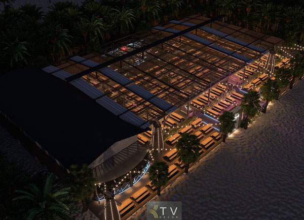 Toàn Cảnh Không Gian YOYO Beach Beer Garden – Thiết Kế Kiến Trúc Mở Độc Đáo