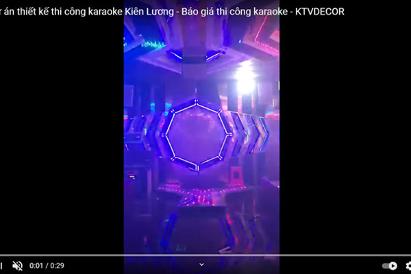 Tổng hợp chi phí cho 1 phòng karaoke Vip hoàn chỉnh 30 mét
