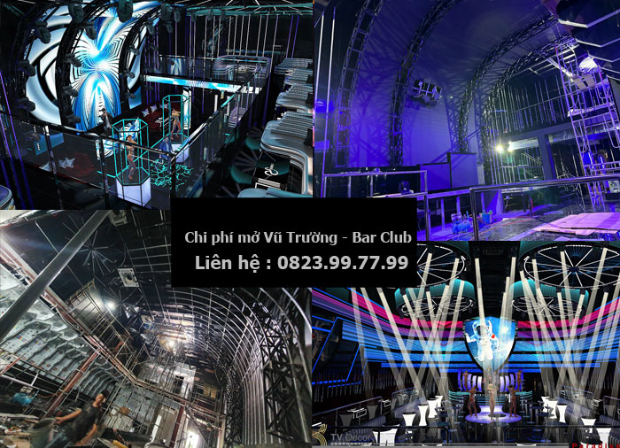 Chi phí mở Vũ Trường - Bar Club - Lounge Club - NightLife KTV