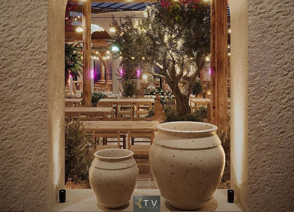 thiết kế nhà hàng beer garden, thi công nhà hàng beer food