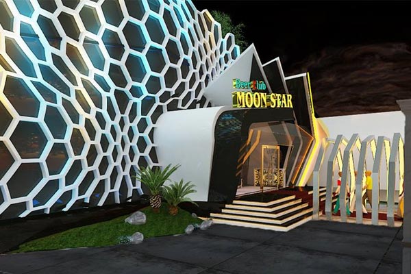 Mẫu thiết kế mặt tiền Beer Club
