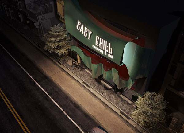 Thiết Kế Mặt Tiền Hút Mắt Cho Beer Garden và  DJ Lounge – BABY CHILL
