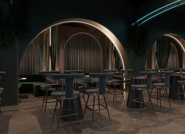 KTV Decor Thiết Kế Không Gian Lounge Ấn Tượng Với Hình Khối