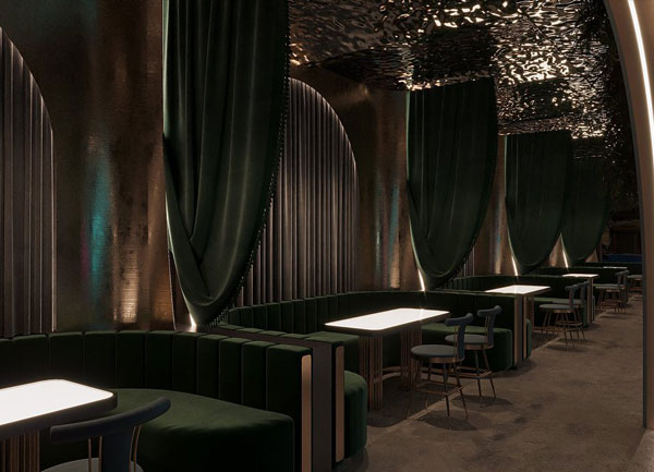 Thiết kế trong ảnh thể hiện góc không gian Lounge cao cấp