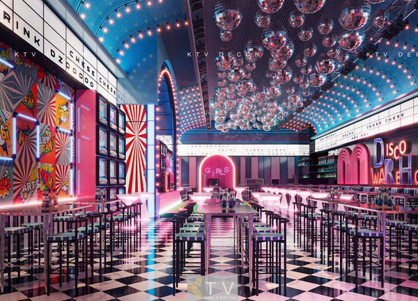 Thiết Kế Beer Lounge Phong Cách Disco Pop Art – Không Gian Độc Lạ Hút Khách