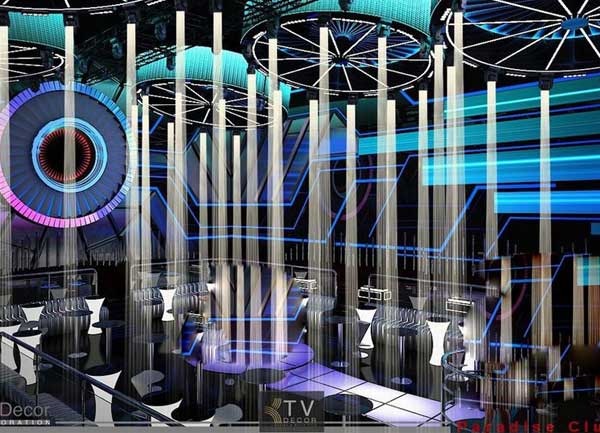 Thiết Kế Nightlife Bar Club Cao Cấp | Sân Khấu Hiệu Ứng 3D – Ánh Sáng Chuyên Nghiệp